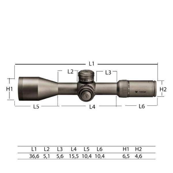 Vortex Razor HD GEN II 4,5-27x56 FFP, Horus H59 (MRAD) - Cannocchiale da puntamento