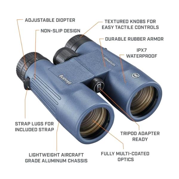 Bushnell H2O 10x42 Blue - Binoculares
